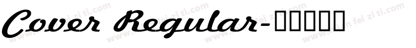 Cover Regular字体转换